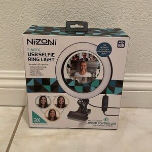 Nizoni USB selfie ring light​​ 3 Modes​​​​​​